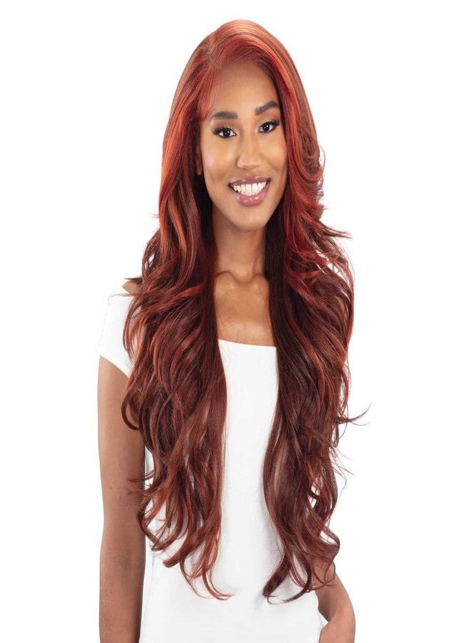 Shake-N-Go HD Lace Frontal Wig Snatched Glueless Scarlet (Color: 530) - Image 1